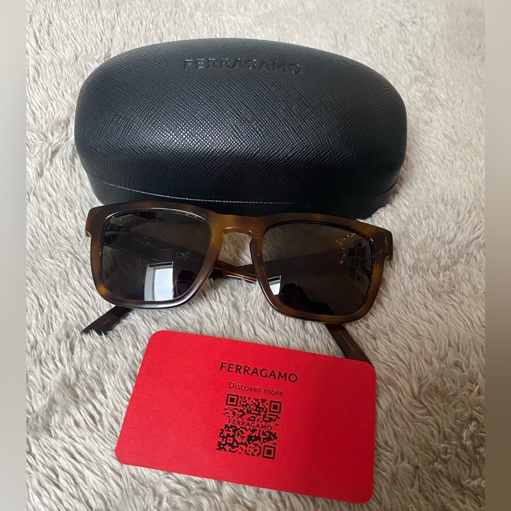 Salvatore Ferragamo Tortoise Shell Sunglasses SF827S